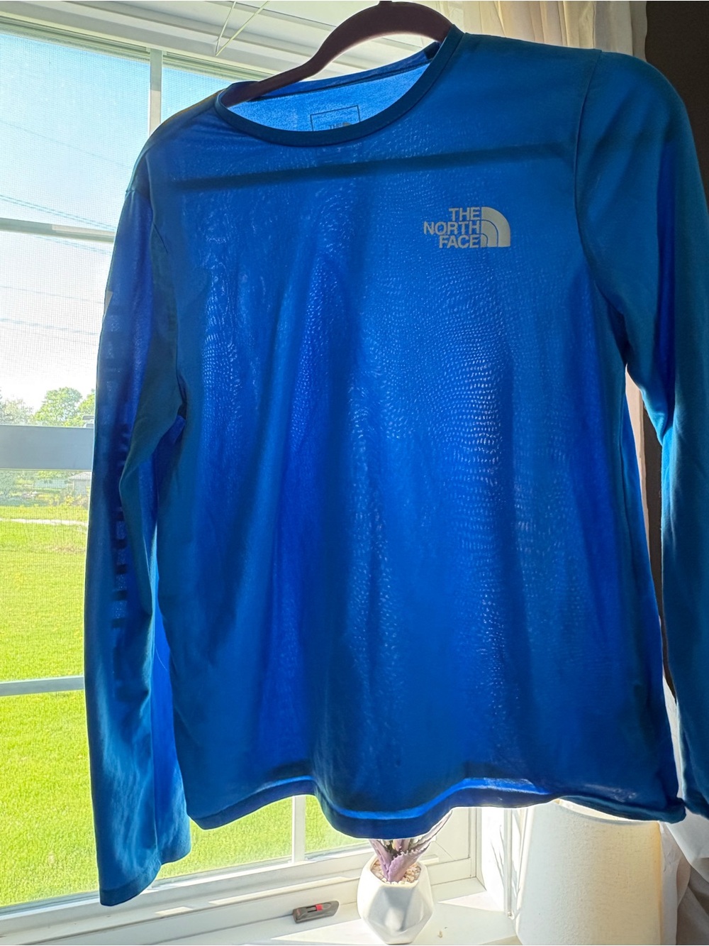 The North Face Long Sleeve Tech Tee - Bright Blue